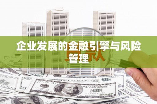 甘南企业发展的金融引擎与风险管理