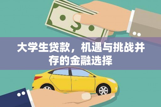 甘南大学生贷款，机遇与挑战并存的金融选择