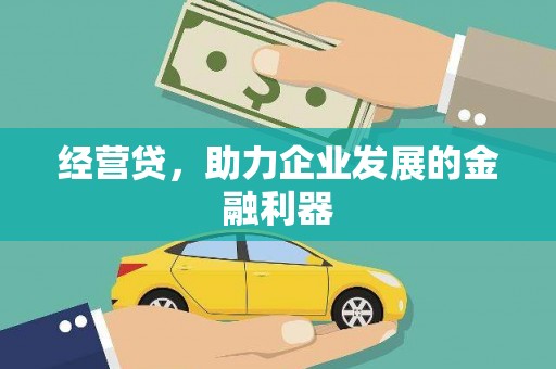 甘南经营贷，助力企业发展的金融利器
