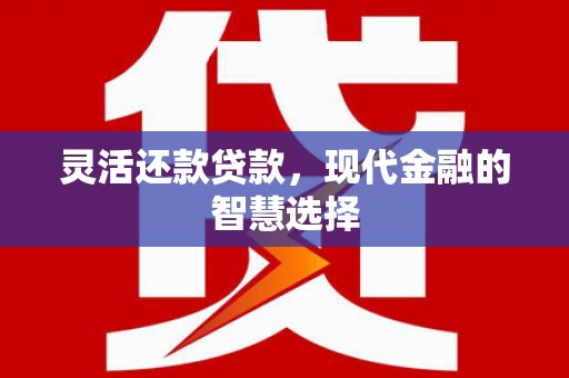 甘南灵活还款贷款，现代金融的智慧选择