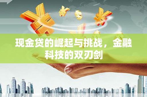 甘南现金贷的崛起与挑战，金融科技的双刃剑