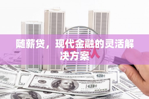 甘南随薪贷，现代金融的灵活解决方案