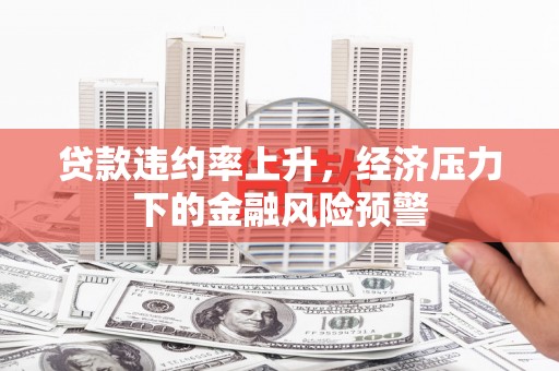 甘南贷款违约率上升，经济压力下的金融风险预警