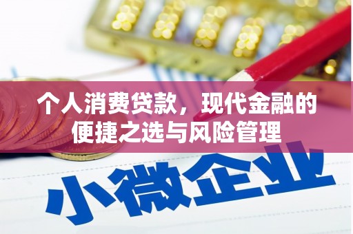 甘南个人消费贷款，现代金融的便捷之选与风险管理