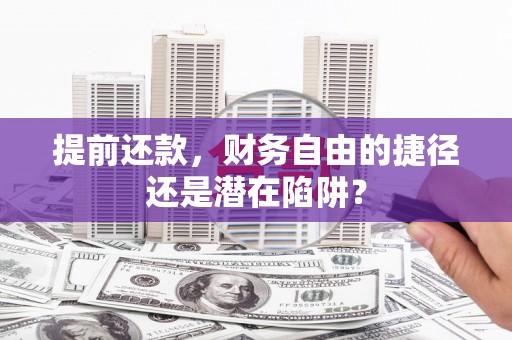 甘南提前还款，财务自由的捷径还是潜在陷阱？