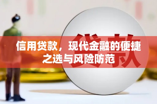 甘南信用贷款，现代金融的便捷之选与风险防范