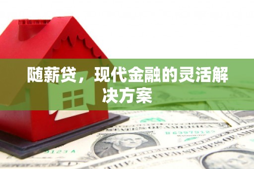 甘南随薪贷，现代金融的灵活解决方案