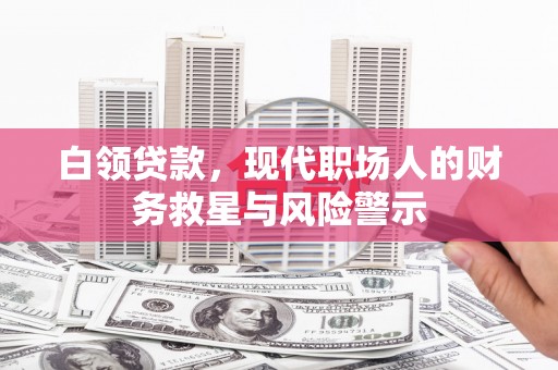 甘南白领贷款，现代职场人的财务救星与风险警示