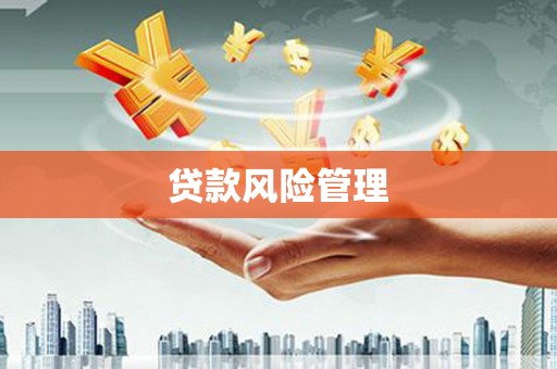甘南贷款风险管理