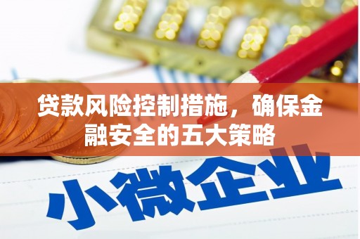 甘南贷款风险控制措施，确保金融安全的五大策略
