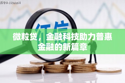 甘南微粒贷，金融科技助力普惠金融的新篇章