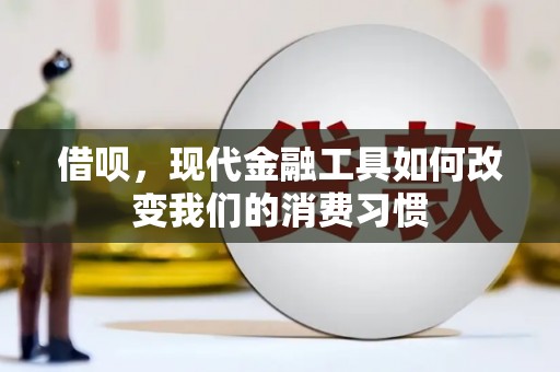 甘南借呗，现代金融工具如何改变我们的消费习惯