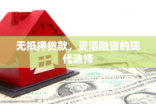 甘南无抵押贷款，灵活融资的现代选择