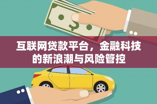 甘南互联网贷款平台，金融科技的新浪潮与风险管控