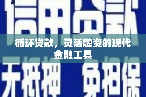 甘南循环贷款，灵活融资的现代金融工具