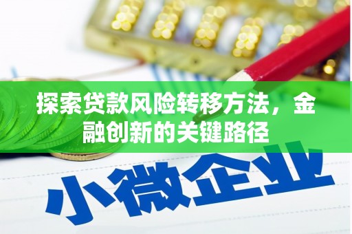 甘南探索贷款风险转移方法，金融创新的关键路径