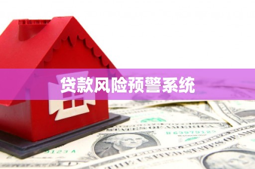 甘南贷款风险预警系统